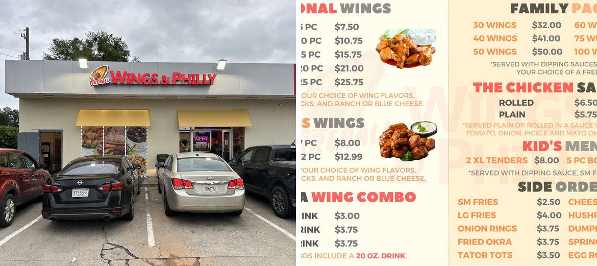 Fireball Wings & Philly