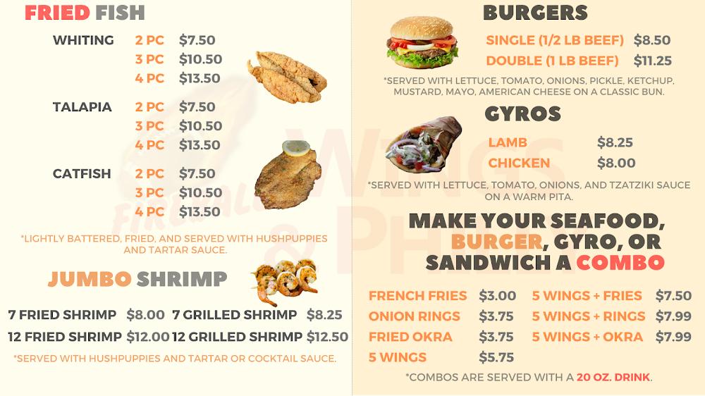 Fireball Wings & Philly Menu image 3